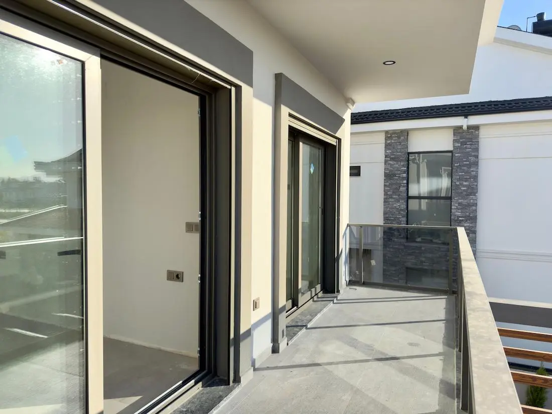 Attached balcony